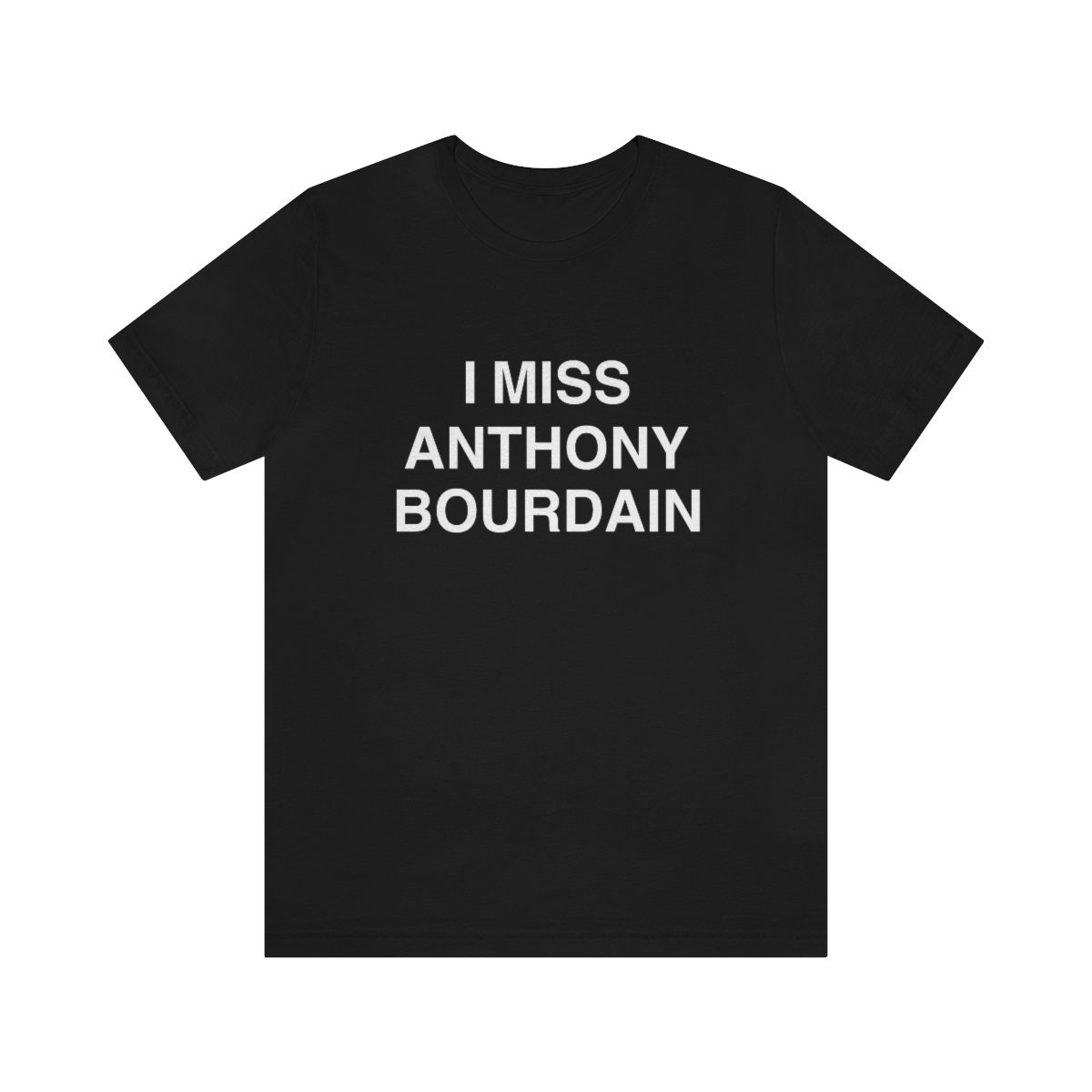 Discover Maglietta T-Shirt MI MANCA Anthony Bourdain Uomo Donna Bambini