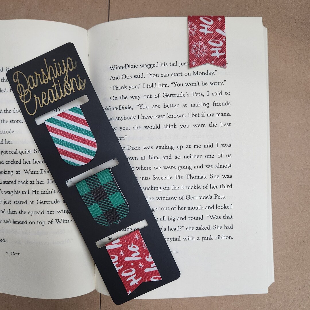 Pack of 3 Magnetic Bookmarks Mini Bookmarks Faux Leather - Etsy
