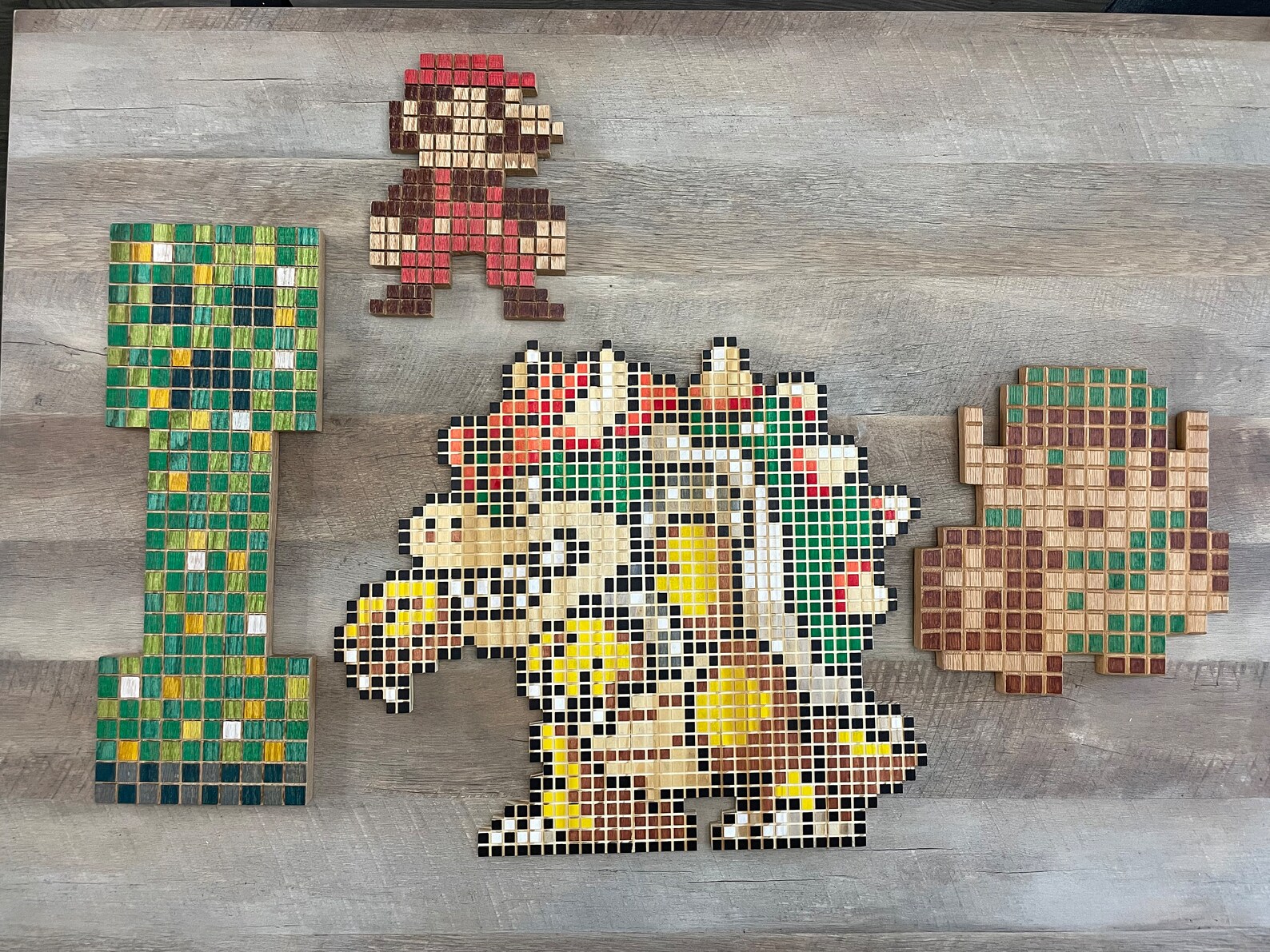 Aubrey From Omori Pixel Wood Art Game Room, Child's Room Etsy