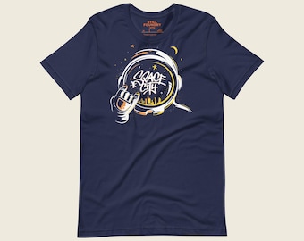 Space City Houston Texas Astronaut Men's Graphic Tee