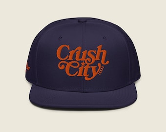 Crush City Texas Snapback Cap | Houston Astros Cap | Astros Hat | Space City | Houston Embroidered Cap | Houston Cap | HTown Cap