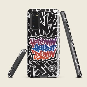 H-Town Hold It Down Samsung® Galaxy-telefoonhoesje | Houston-graffiti | Stoer telefoonhoesje | Android | HTX | Houston-kunst