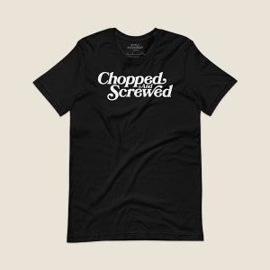 Chopped and Screwed Vintage Men&#39;s T-Shirt | DJ Screw | Houston Rap Shirts | Houston Graphic Tee | Screwston | Houston Vintage Shirt