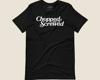 Chopped and Screwed Vintage Men's T-Shirt | DJ Screw | Houston Rap Shirts | Houston Graphic Tee | Screwston | Houston Vintage Shirt