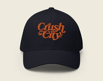 Crush City Texas Fitted Cap | Houston Astros Cap | Houston Cap | Houston Astros Gear | Astros Embroidered Cap | Houston Cap for Him and Her
