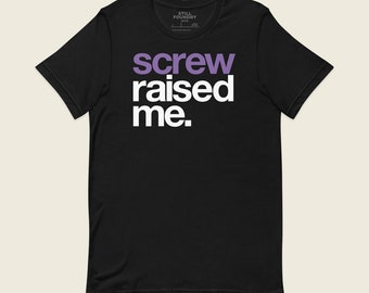 DJ Screw Raised Me Men's T-Shirt | Houston Rap T-Shirt | Screwston Shirt | Hip Hop Graphic Tee | Chopped and Screwed Shirt