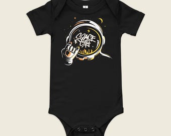 Space City Baby Short Sleeve Onesie