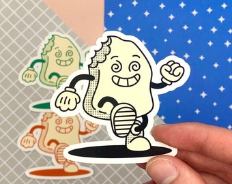 Chicken Nugget Vinyl Sticker | Water Resistant Decal For Laptop, Water Bottle, Journal, Hydroflask!