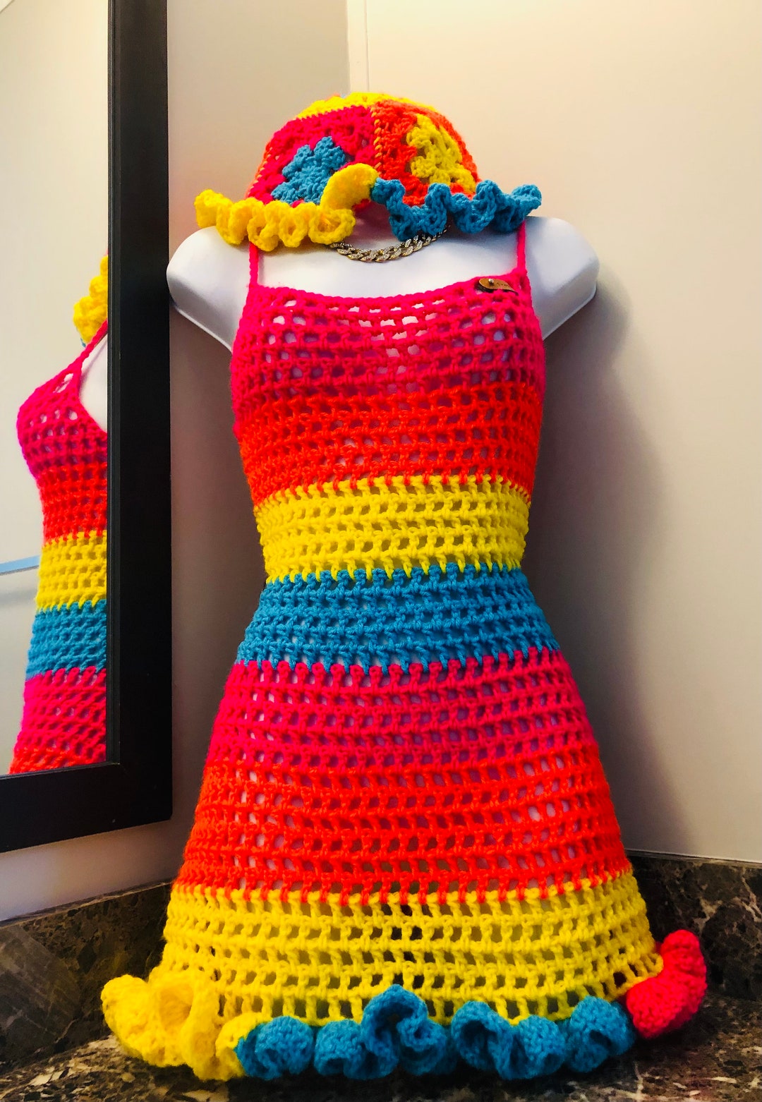 Meadow Glow Crochet Dress main image 0