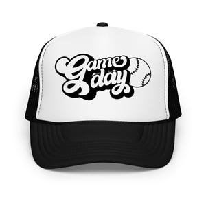 Game Day Hat, Otto Trucker Hat, Sports Merch, Sports Hats, Baseball Mom, Football Mom, Softball Mom, Gift for Mom, Gift for Her,Ball Hat