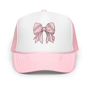 Casquette trucker coquette de softball, Casquette trucker ball, Casquette trucker Otto, Produits dérivés de sport, Chapeaux de sport, Maman de softball, Maman de softball, Cadeau pour maman, Cadeau pour elle