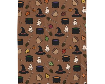 Manta de terciopelo, decoración de Halloween, manta acogedora, hogar gótico, ropa de cama espeluznante, manta de forro polar suave