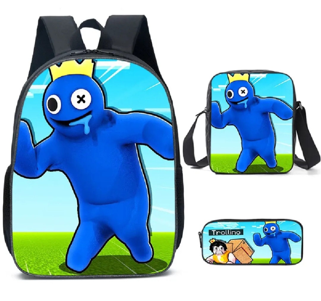 New Escape Door Doors Roblox Figura Três peças School Bag Mochila