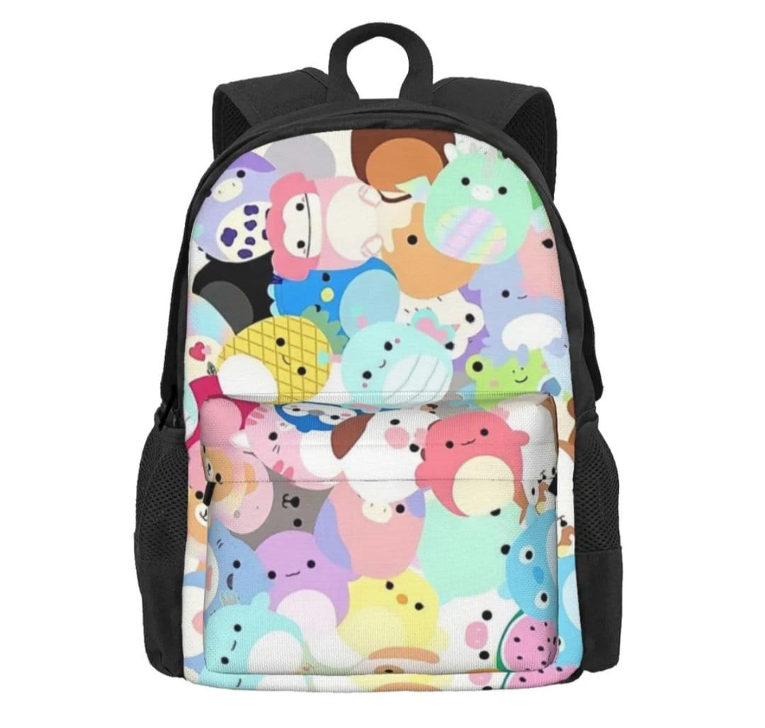 Squishmallow Backpack School Bag Book Bag Travel Bag Etsy