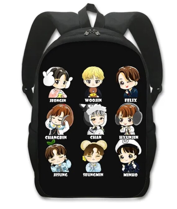 Maxident Stray Kids Backpack for Teenager Boy Girl Kpop Maniac 