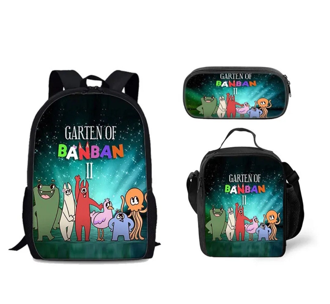 Garten of Banban Backpack Boys Girls Anime Cartoon Banban