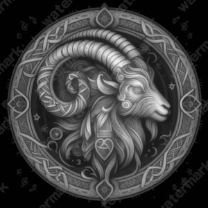 Ram Coin Depth Map | Fiber Laser | Depth Map | 3D Laser Engrave | Xtool | Lightburn | 3d Embossing Files | PNG |