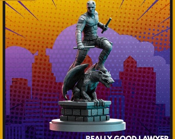 Daredevil 40mm Scale Miniature | Crisis Protocol Proxy | C27