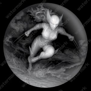 X-23 Coin Depth Map | Fiber Laser | Depth Map | 3D Laser Engrave | Xtool | Lightburn | 3d Embossing Files | PNG |
