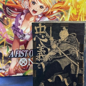 Custom Engraved One Piece TCG Deck Box: Double Sleeved Card Storage