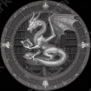 Dragon Coin Depth Map | Fiber Laser | Depth Map | 3D Laser Engrave | Xtool | Lightburn | 3d Embossing Files | PNG |