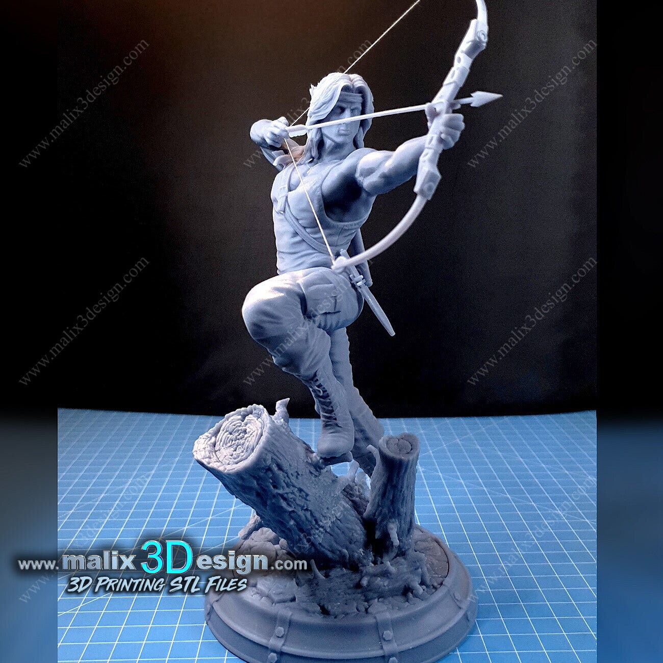 RAMBO Resin Statue Model Kit 1/10 Scale Sculpture Etsy