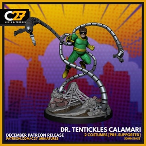 Dr. Octopus 40mm Scale Miniature | Crisis Protocol Proxy | C27