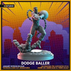 Thunderball 40mm Scale Miniature | Crisis Protocol Proxy | C27