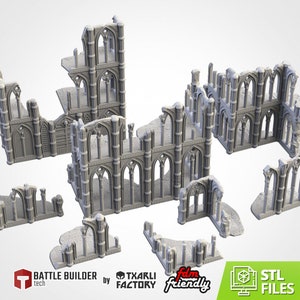Cathedral Ruins | 28mm-32mm | Tabletop Terrain