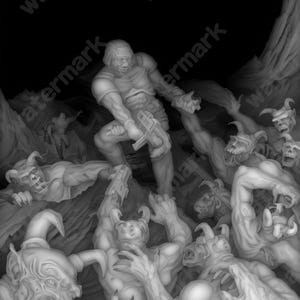 DOOM Coin Depth Map | Fiber Laser | Depth Map | 3D Laser Engrave | Xtool | Lightburn | 3d Embossing Files | PNG |