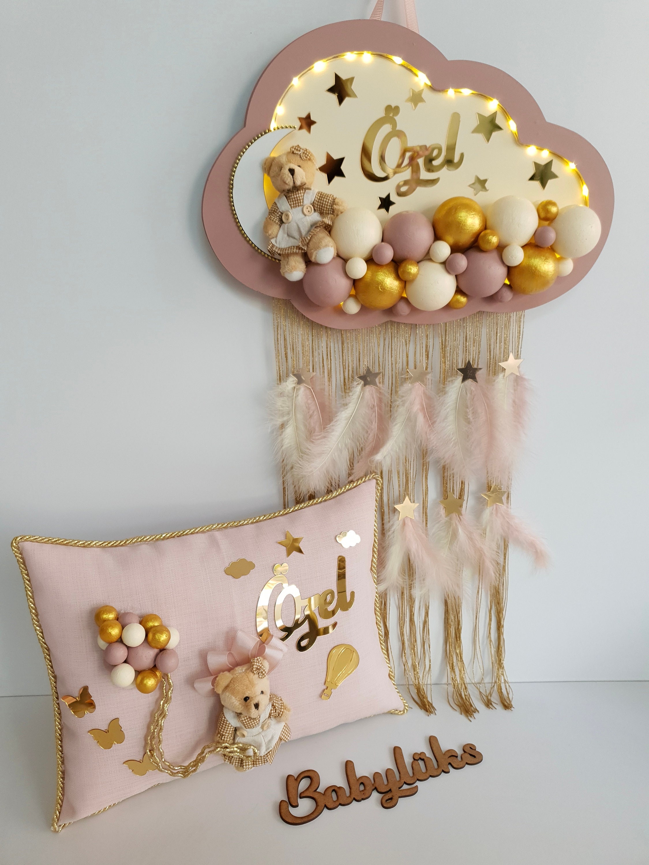 Personalized Led Baby Door Decoration,kids Room Decorations,hospital