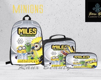 Personalized Backpack Minions