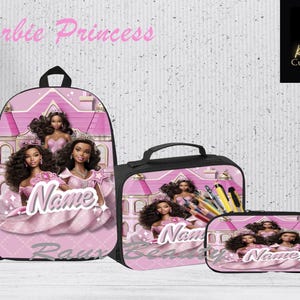 Mochila personalizada Barbie Princesa