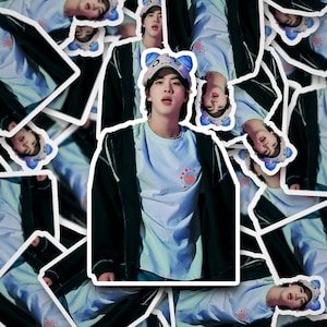 Jin Aufkleber | Aufkleber | Bangtan Aufkleber | Vinyl Aufkleber für Laptop, Tumbler, Handy