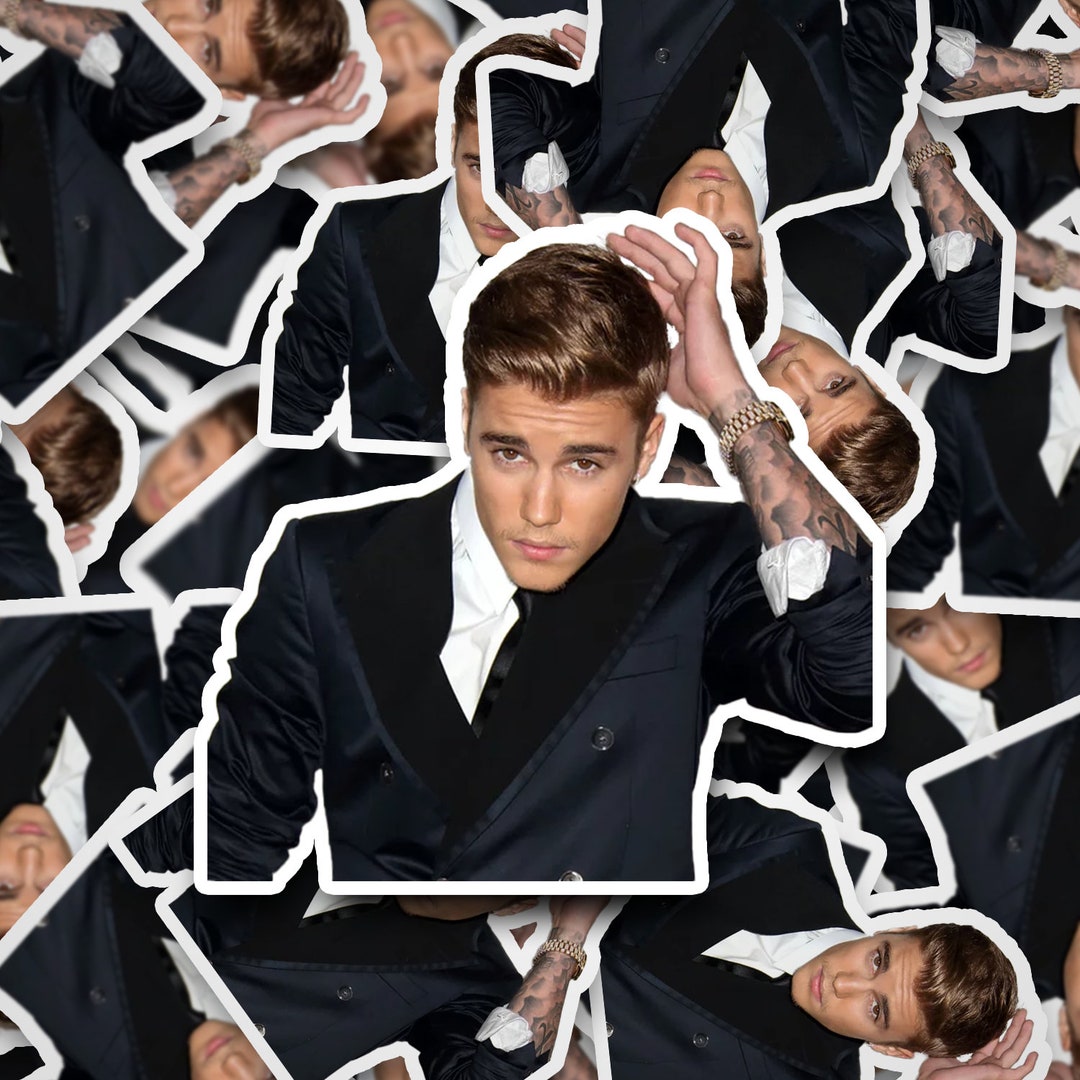 Justin Bieber Suit Sticker Justin Bieber Stickers Justin Bieber Merch