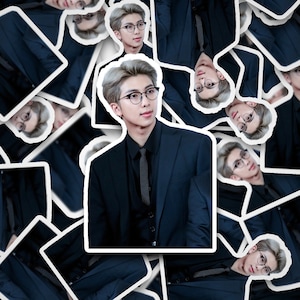Pegatina Namjoon / Pegatinas / Pegatina Bangtan / Calcomanía de vinilo para computadora portátil, vaso, teléfono