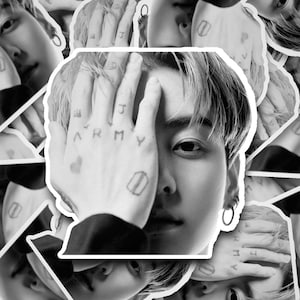Jungkook Tattoo Sticker |  Stickers | Bangtan Sticker | Vinyl Decal for Laptop, Tumbler, Phone