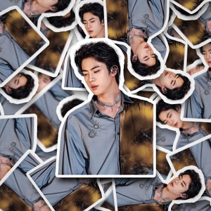 Jin Handsome Sticker |  Stickers | Bangtan Sticker | Vinyl Decal for Laptop, Tumbler, Phone