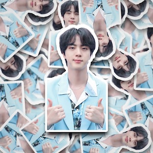 Jin Sticker |  Stickers | Bangtan Sticker | Vinyl Decal for Laptop, Tumbler, Phone