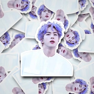 Jin Sticker |  Stickers | Bangtan Sticker | Vinyl Decal for Laptop, Tumbler, Phone