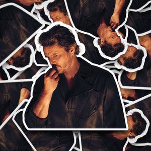 Pedro Pascal Sticker  Pedro Pascal       Vinyl Decal for Laptop, Tumbler, Phone