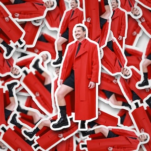 Pedro Pascal Met Gala Sticker  Pedro Pascal       Vinyl Decal for Laptop, Tumbler, Phone