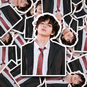 Taehyung Suit Sticker |  Stickers | Bangtan Sticker | Vinyl Decal for Laptop, Tumbler, Phone