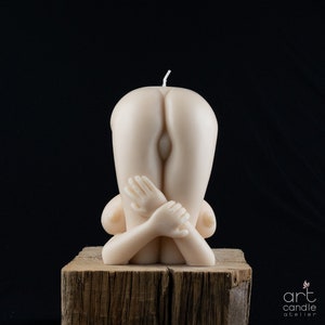 Woman's Body Candle - Female torso Candle - Handmade Gift - Housewarming Gift - Home Decor - fantastic model