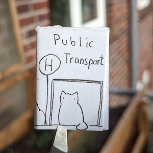 Mini Zine - Public Transport Cats