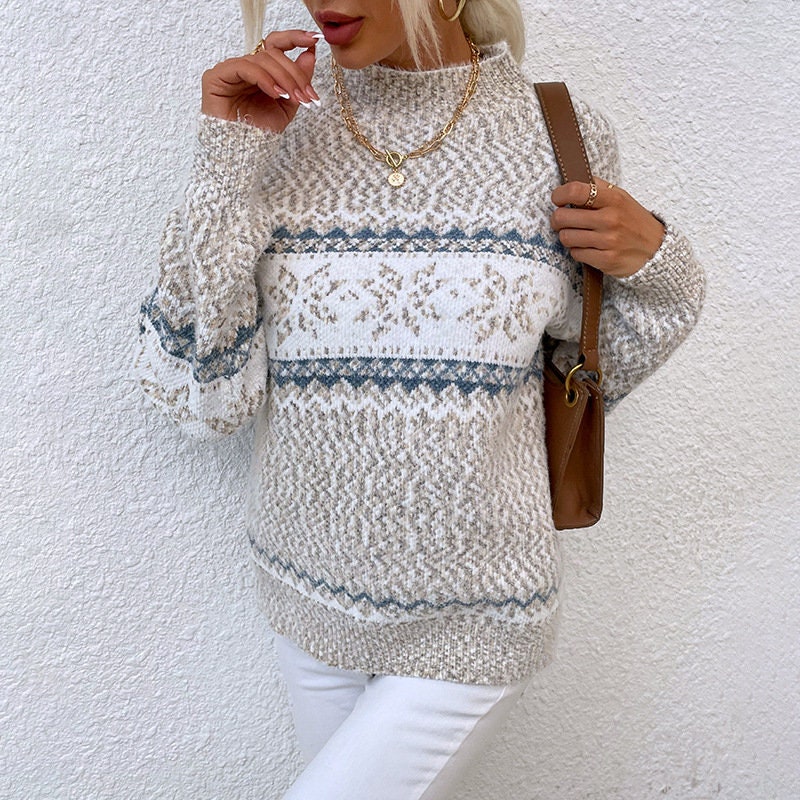 Snowflake Sweater - Etsy UK