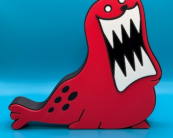 The Battle Cats Puzzle Figure - Enemy - Sir Seal - Unique Toy Gift for Gamers, Anime Fans & Collectors – Cute Kawaii Desk Decor