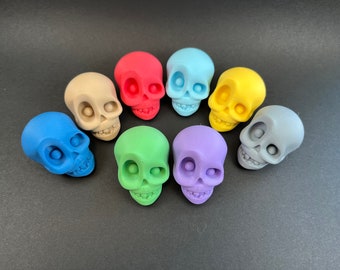 Fun Skull Keychains |  Various Colours  |  Custom  |  Halloween Gifts and Decorations
