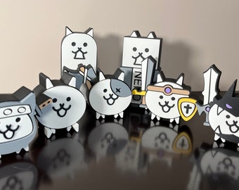 The Battle Cats - Casse-tête - Figurines - Cadeau - Jouets - Modèles réduits - Souvenirs de jeu