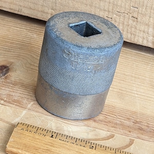 Dado SNAP-ON raro de la década de 1940, 1-7/16 pulgadas, herramienta de maquinista vintage